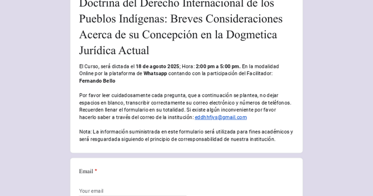 Doctrina del Derecho Internacional de los Pueblos Indígenas: Breves Consideraciones Acerca de su Concepción en la Dogmetica Jurídica Actual thumbnail