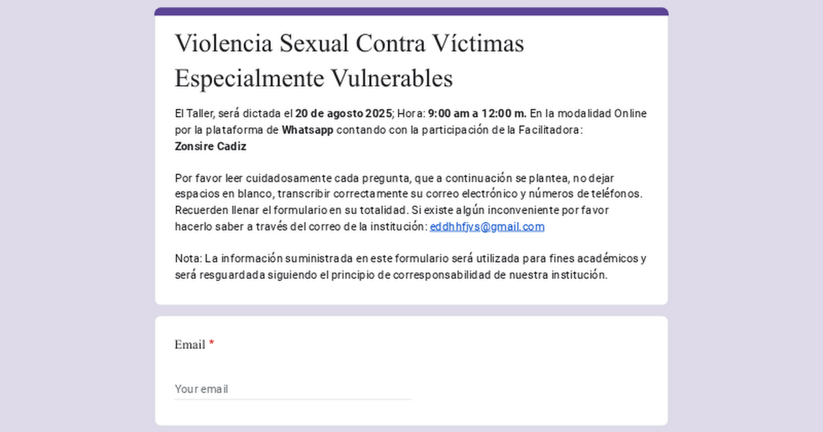 Violencia Sexual Contra Víctimas Especialmente Vulnerables thumbnail