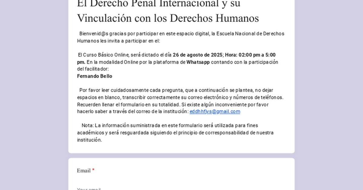 El Derecho Penal Internacional y su Vinculación con los Derechos Humanos thumbnail