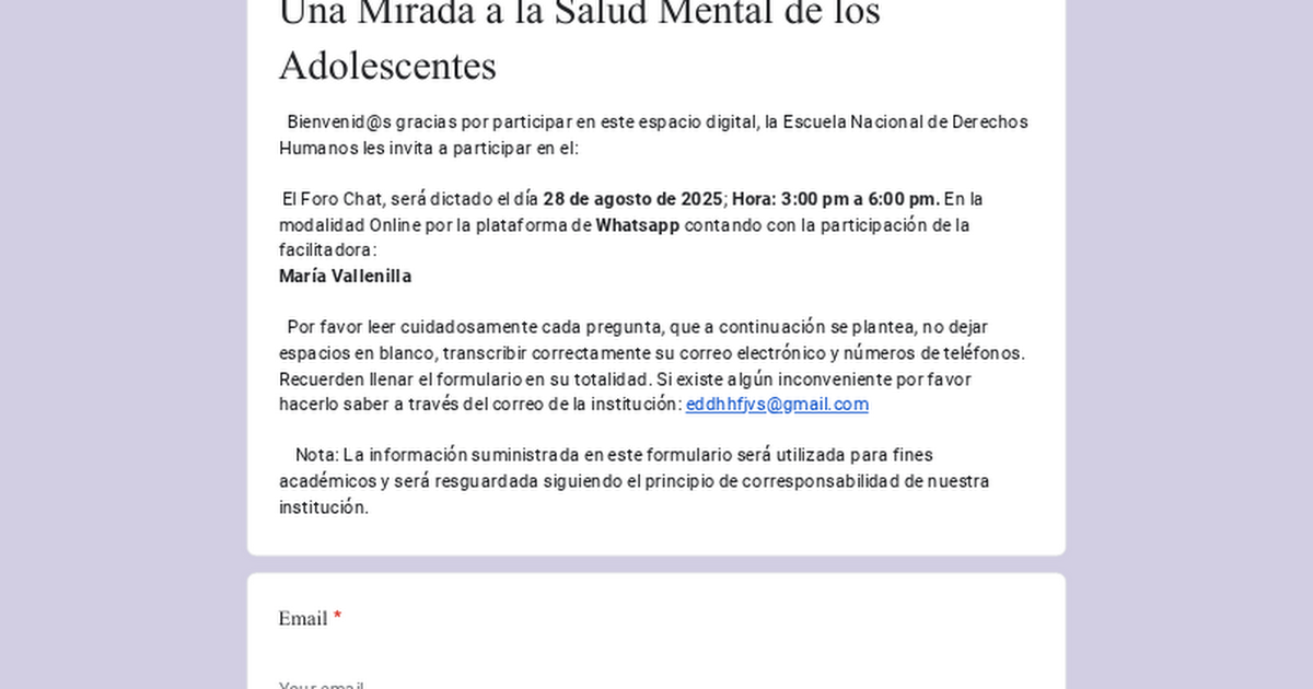 Una Mirada a la Salud Mental de los Adolescentes thumbnail