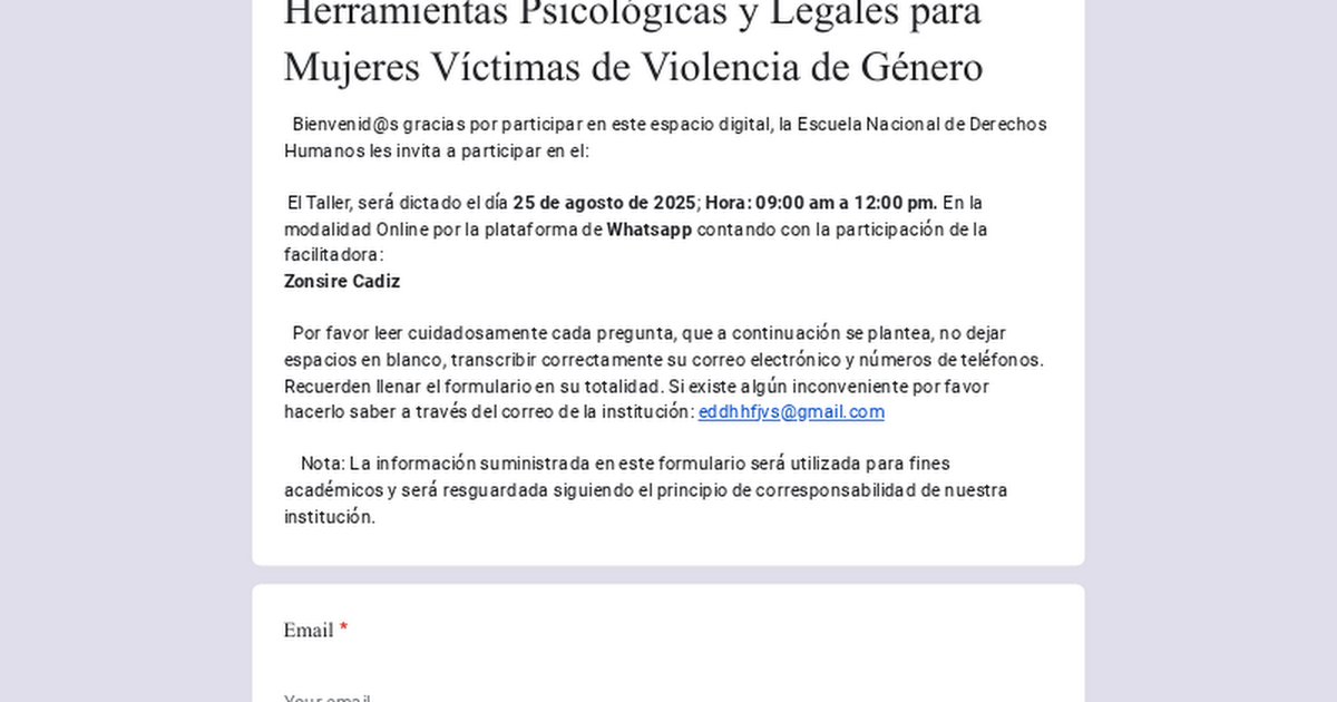 Herramientas Psicológicas y Legales para Mujeres Víctimas de Violencia de Género thumbnail