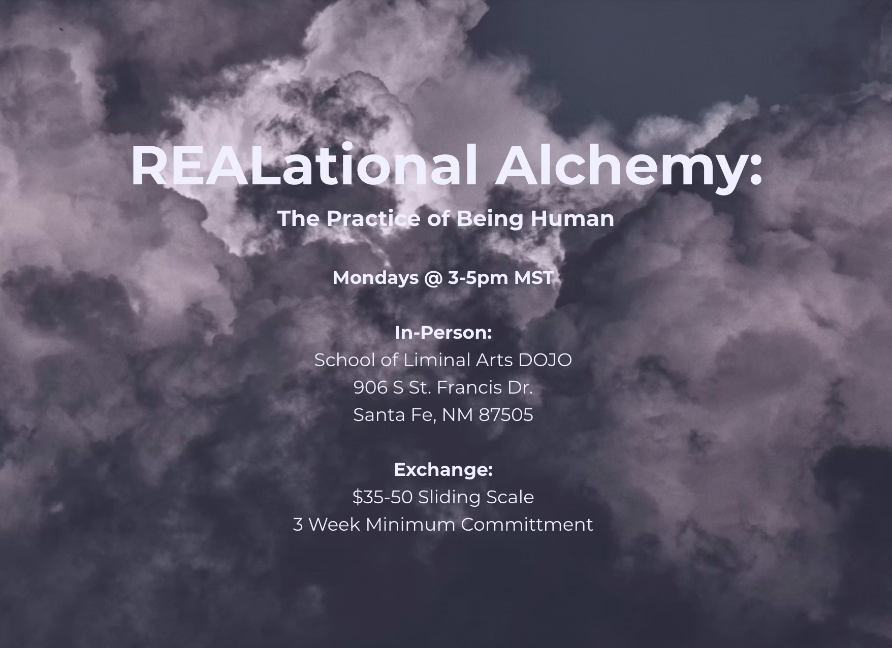 REALational Alchemy | IN-PERSON Weekly Process Group in Santa Fe thumbnail