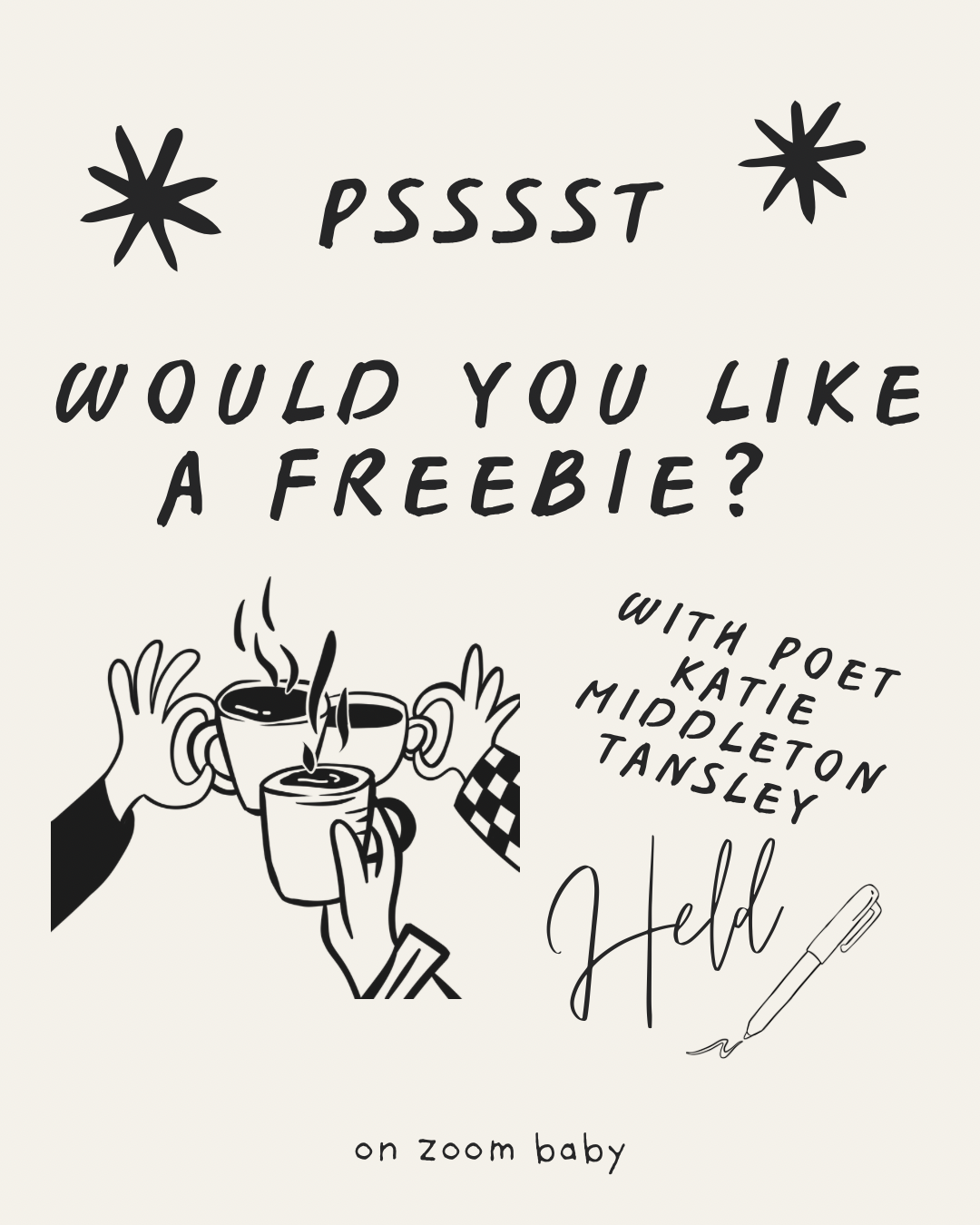 Free trial session of Held: a writing space — If She Was a Poet Katie Middleton Tansley thumbnail