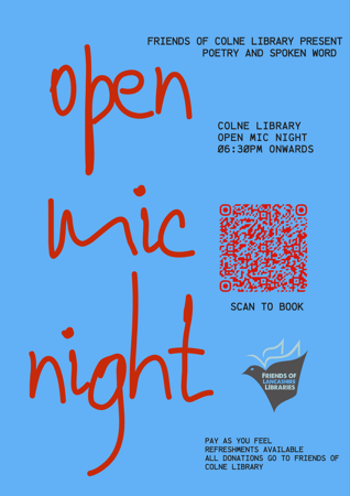 Colne Library open mic thumbnail