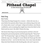 Read "Bait Dog" - Winner of the Larry Brown Short Story Award at Pithead Chapel thumbnail