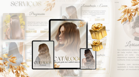 Kit Canva cabeleireira thumbnail