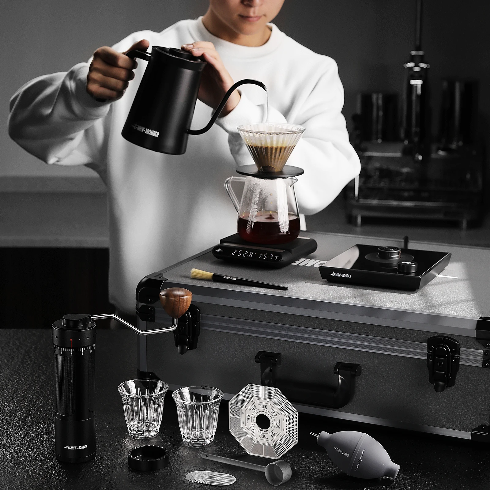 Portable amazing coffee camping station thumbnail