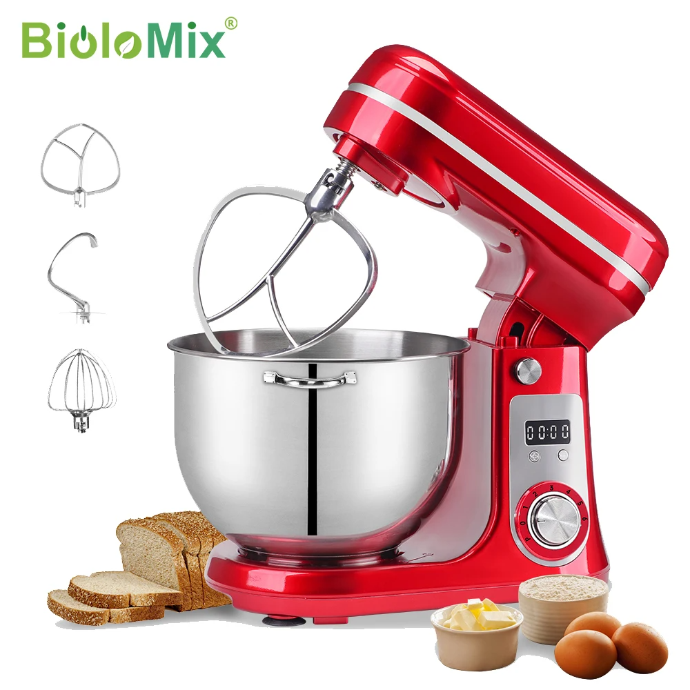 BioloMix Kitchen Food Stand Mixer, Blender, Cream Egg Whisk, thumbnail