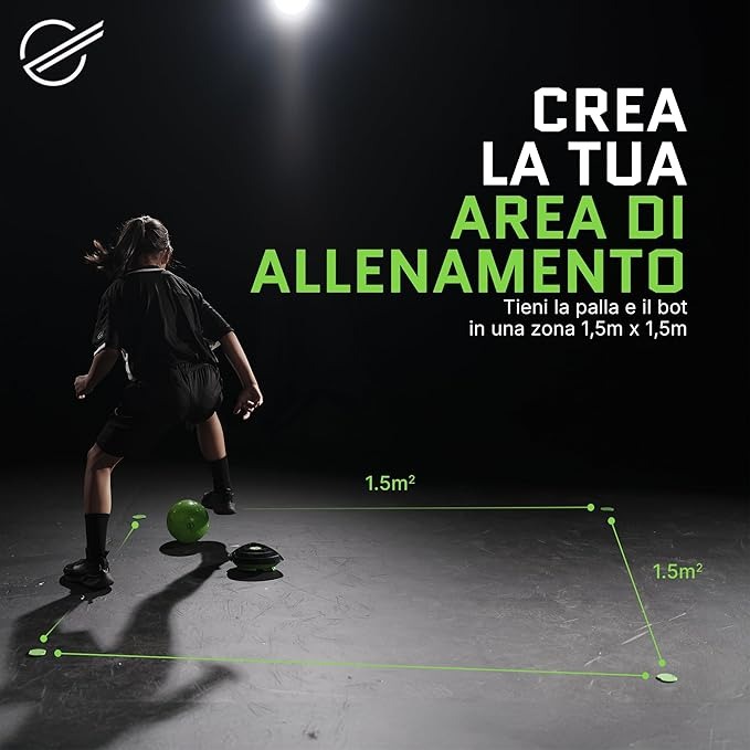 Smart Ball - SoccerBot, Pallone da Calcio Smart e Bot Interattivo, 3 velocità, Giochi in Casa, Pallone per Bambini e Ragazzi, Allenamento Calcio, Gioco per Bambini dai 6 Anni : Amazon.it: Giochi e giocattoli thumbnail