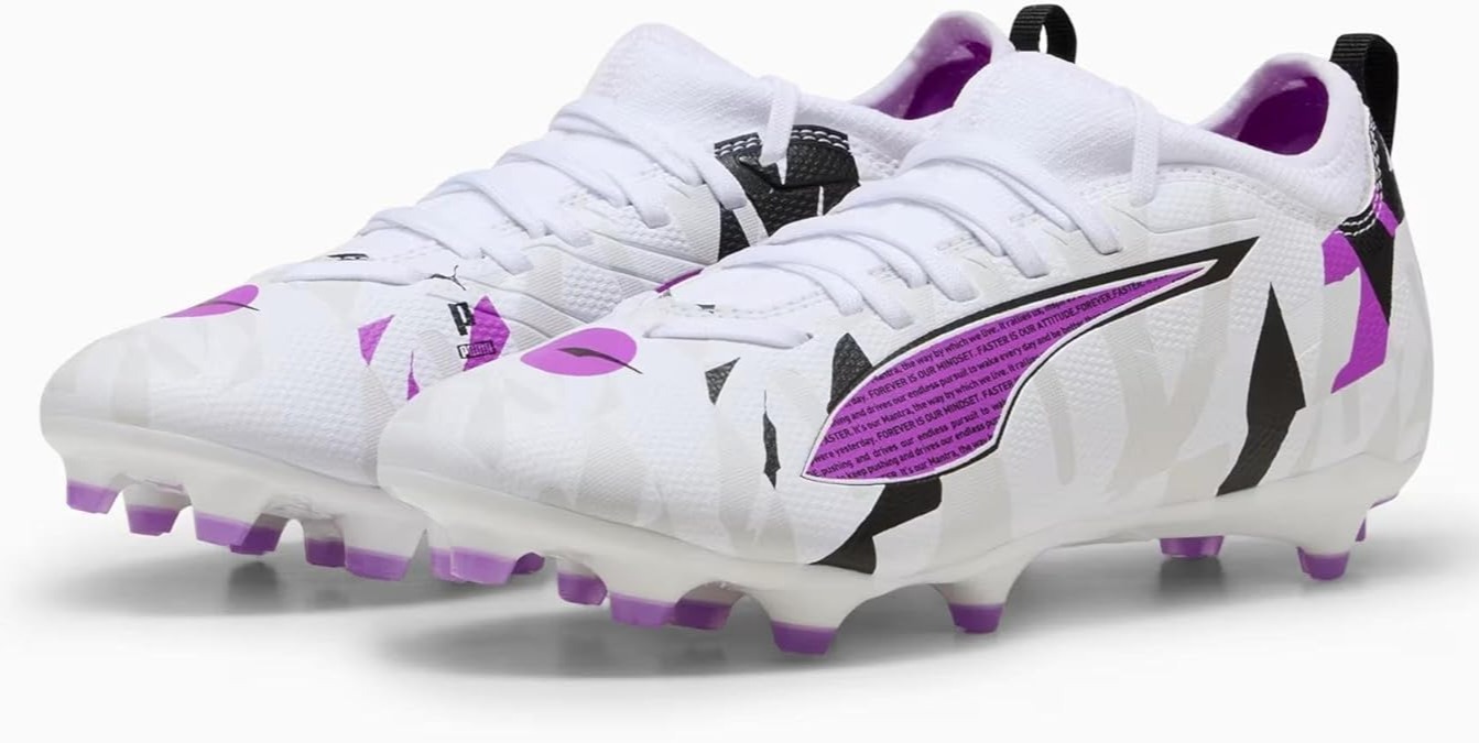 PUMA Ultra 5 Match Fg/Ag Jr - Scarpette da calcio per bambini, unisex, bianco, 38.5 EU : Amazon.it: Moda thumbnail