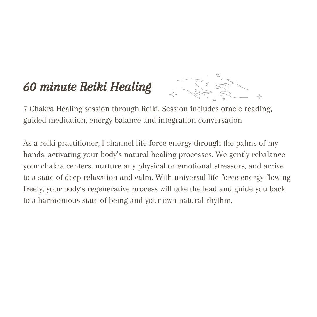 Book 1:1 Reiki Session (in-person) thumbnail