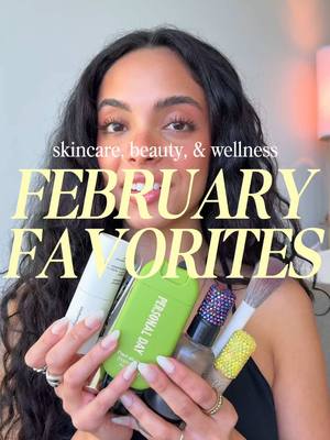 a (late) february favorites!🤎🍓 SOOO many goodies in this <3 is there any product i missed that deserves a mention? produ