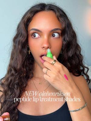 new ole henriksen pout preserve peptide lip treatment CHILLERS🍉🥭🍋‍🟩🥥these smell SOOOOO GOOD and feel so refreshing, they