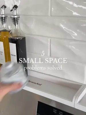 5 Small Space Problems Solved! Linked in my Amazon Shop under SMALL SPACE. #amazonfinds #smallspaces #spacesaving #organ
