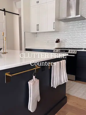 5 things that keep my counters clutter free. Linked in my Amazon Shop under CLUTTER FREE. #clutterfree #smallspaces #org