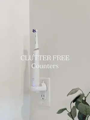 Amazon Find for Clutter Free Counters. Linked in my Amazon Shop under CLUTTER FREE.  This outlet charger will not only g