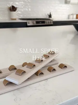 Amazon Organization Hack for small spaces. Linked in my Amazon Shop under ORGANIZATION. When short on storage one of my 