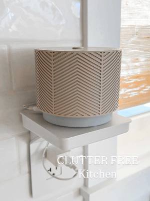 Amazon Find for Clutter Free Counters! Linked in my Amazon Shop under CLUTTER FREE.  This outlet shelf will allow you to