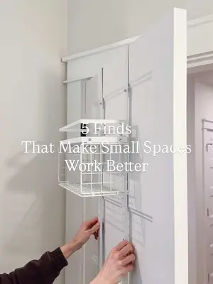 These five finds will make your small space work better. Linked in my Amazon Shop under SMALL SPACE. #amazonfinds #small