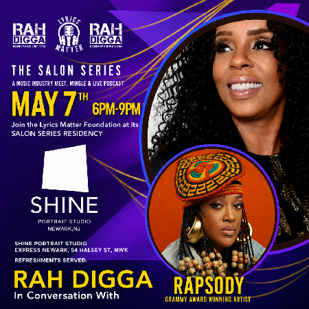 THURSDAY, MAY 7th RSVP: The Salon Series curated & hosted by RAH DIGGA - May 7th thumbnail