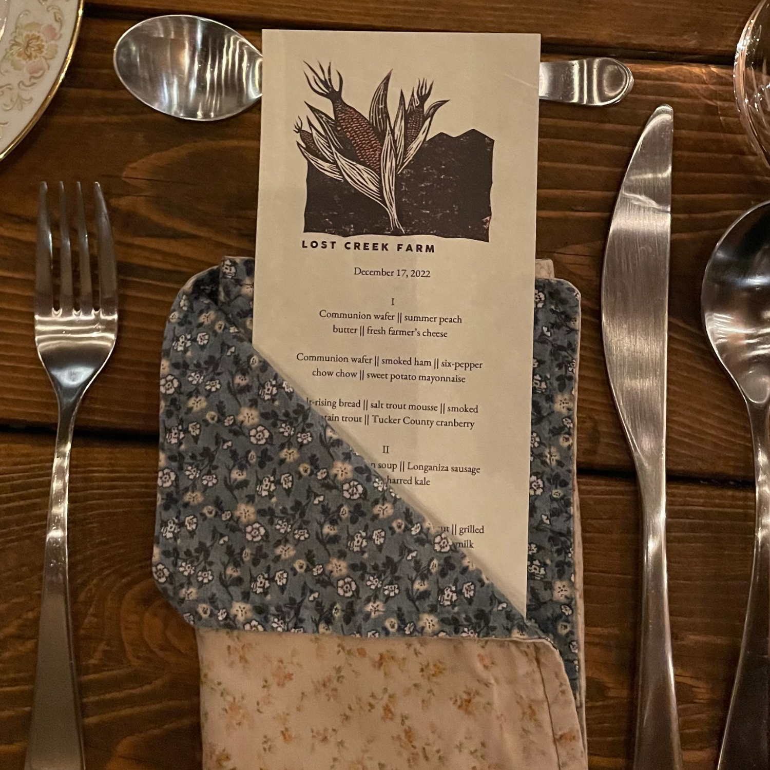 Lost Creek Farm Dinner Experience Form thumbnail