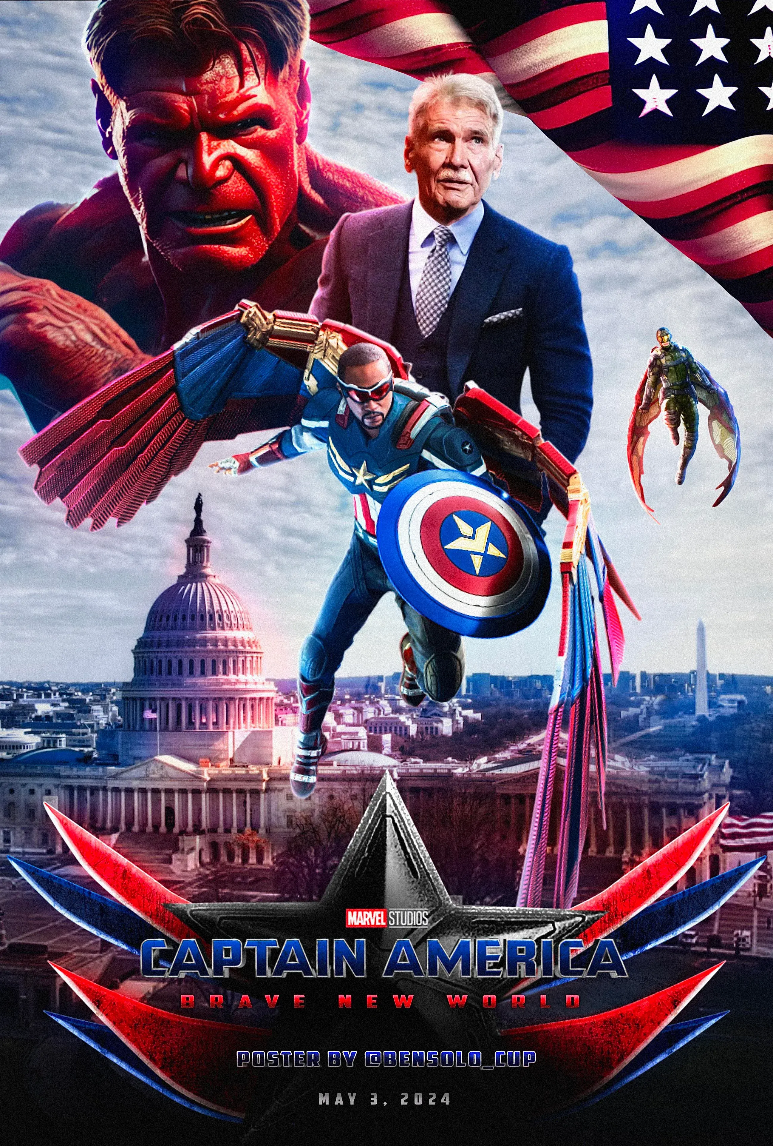 Xem Phim.* Captain America:Thế Giới Mới 2025 FULL Vietsub thumbnail