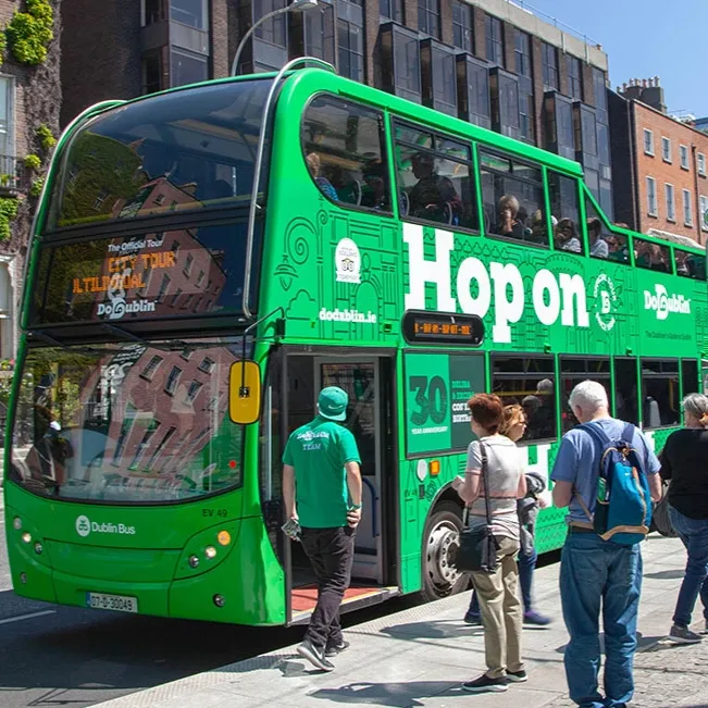 Hop-On Hop-Off Sightseeing bus Tour Dublin city - Book Now! thumbnail