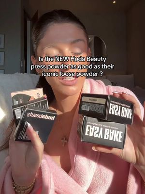 I can’t say I was surprised😊 @Huda Beauty @sephoracanada #easybakepowder #hudabeauty #hudabeautypressedpowder #viralmake