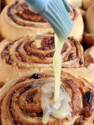 The BEST Cinnamon Roll Recipe EVER!  Are Cinnamon Rolls Breakfast or Dessert to you?! ALL recipes at www.ameliaisnotache