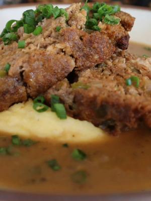 Cajun Meat Loaf Recipe By Paul Prudhomme All recipes at www.ameliaisnotachef.com *Very Hot Cajun Sauce recipe on my webs