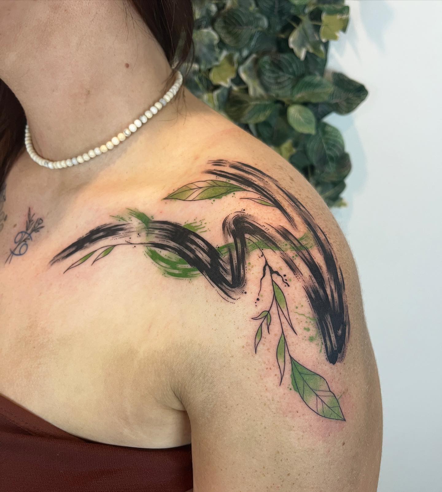 Brushstroke and some leafies for Kat! Thanks so much for the trust, this was a lot of fun! I'd absolutely love to do mor