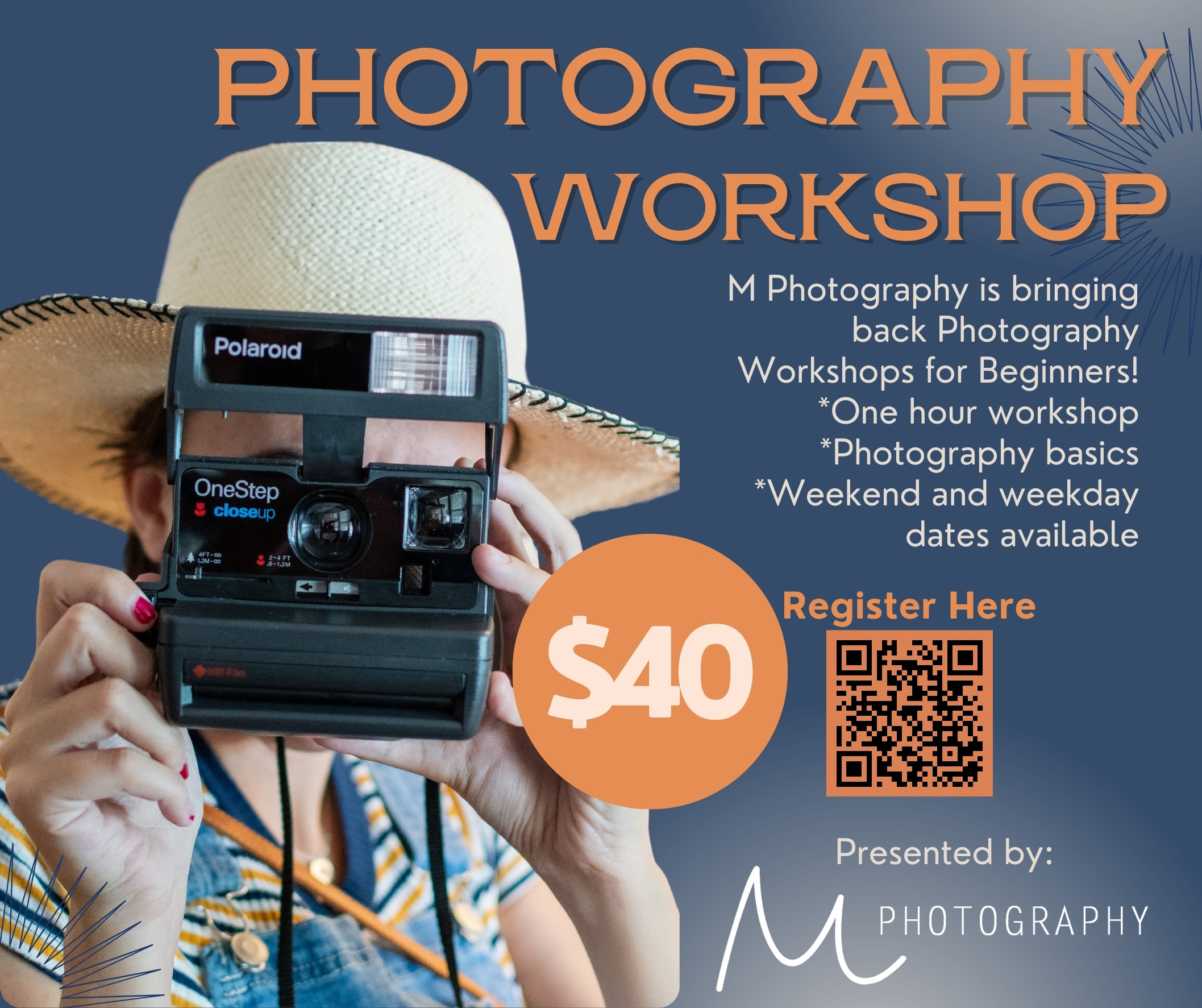 Click here to register for Photography for Beginners Workshop thumbnail