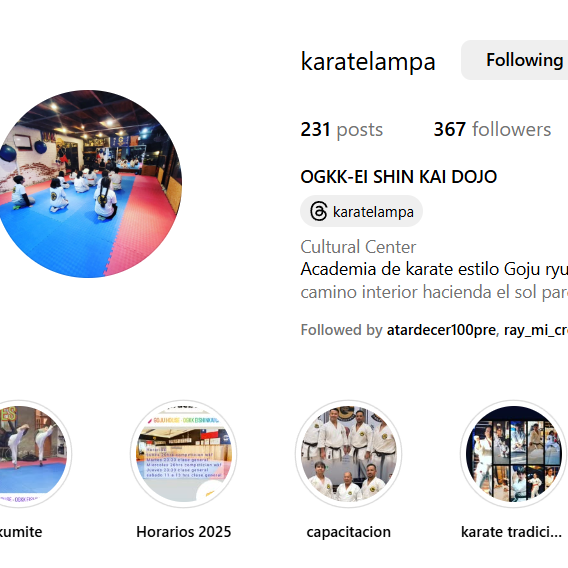 Instagram Dojo Lampa  thumbnail