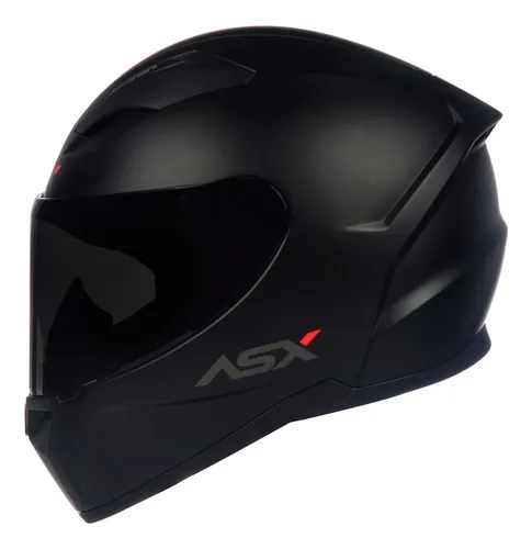 Capacete Para Moto Integral Asx City Preto Fosco Tamanho 58 M thumbnail
