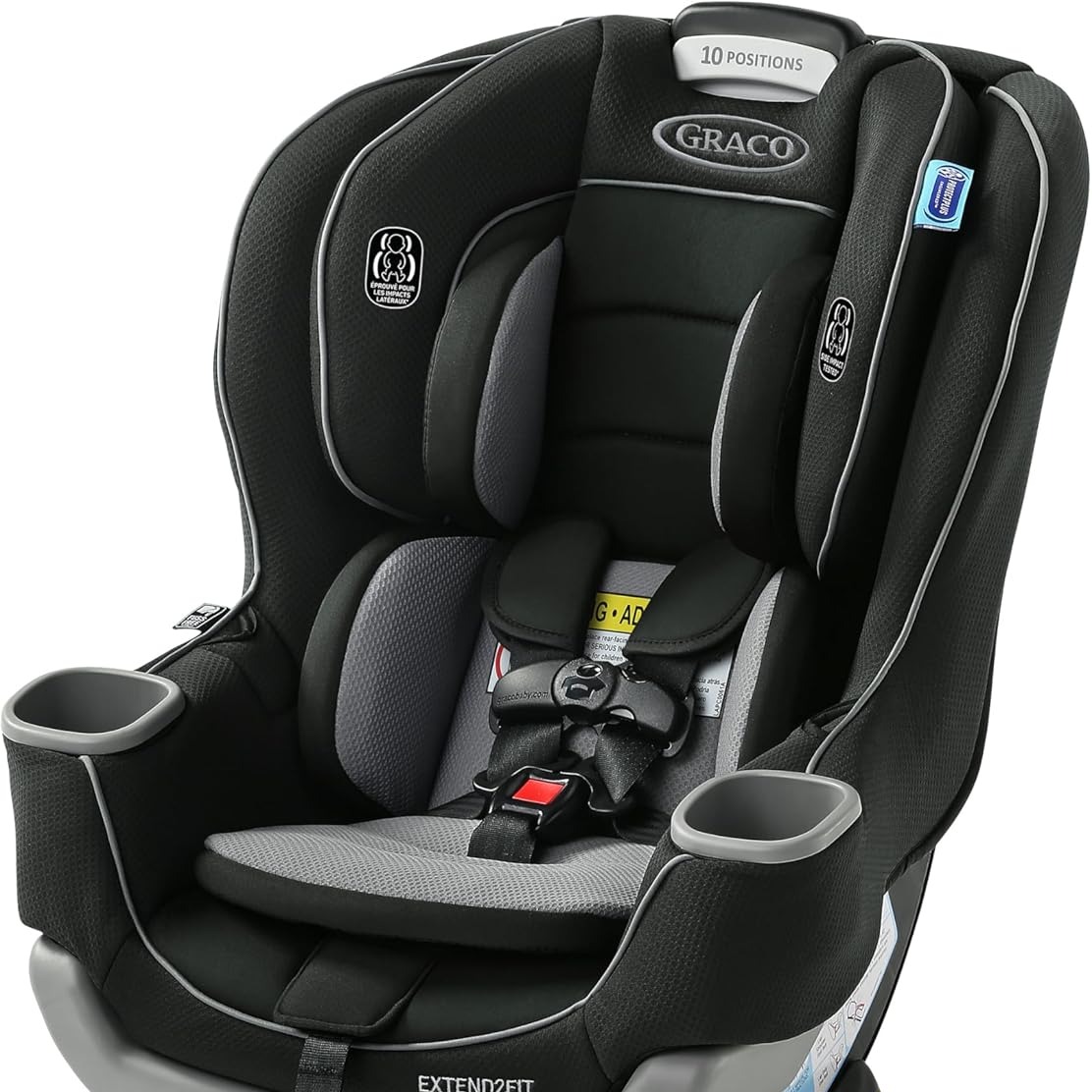 Graco Extend2Fit Convertible Car Seat, 2-in-1 Forward & Rear-Facing Baby Car Seat, 1.8-30 kg (4-65 lb) thumbnail