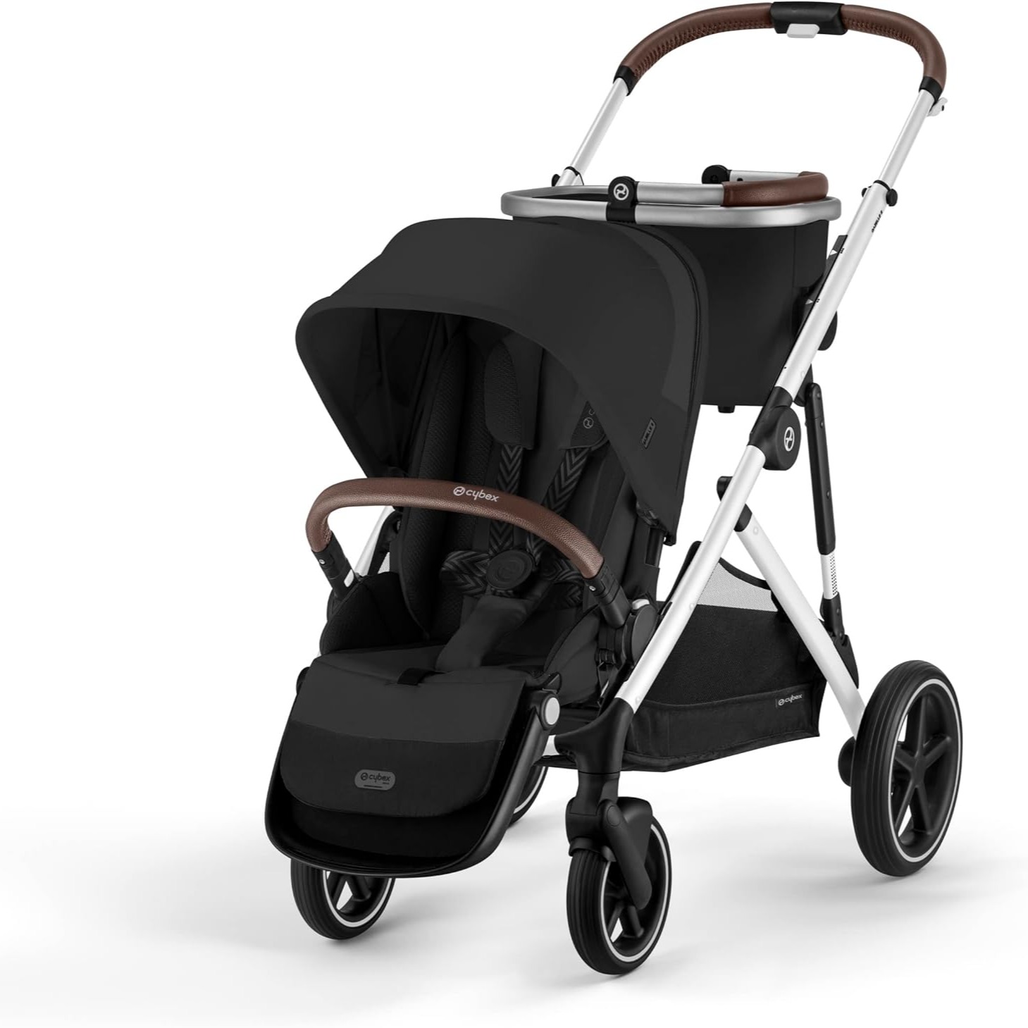 Cybex Gazelle S 2 Stroller – Modular Double Stroller for Infant and Toddler, Includes Detachable Shopping Basket thumbnail