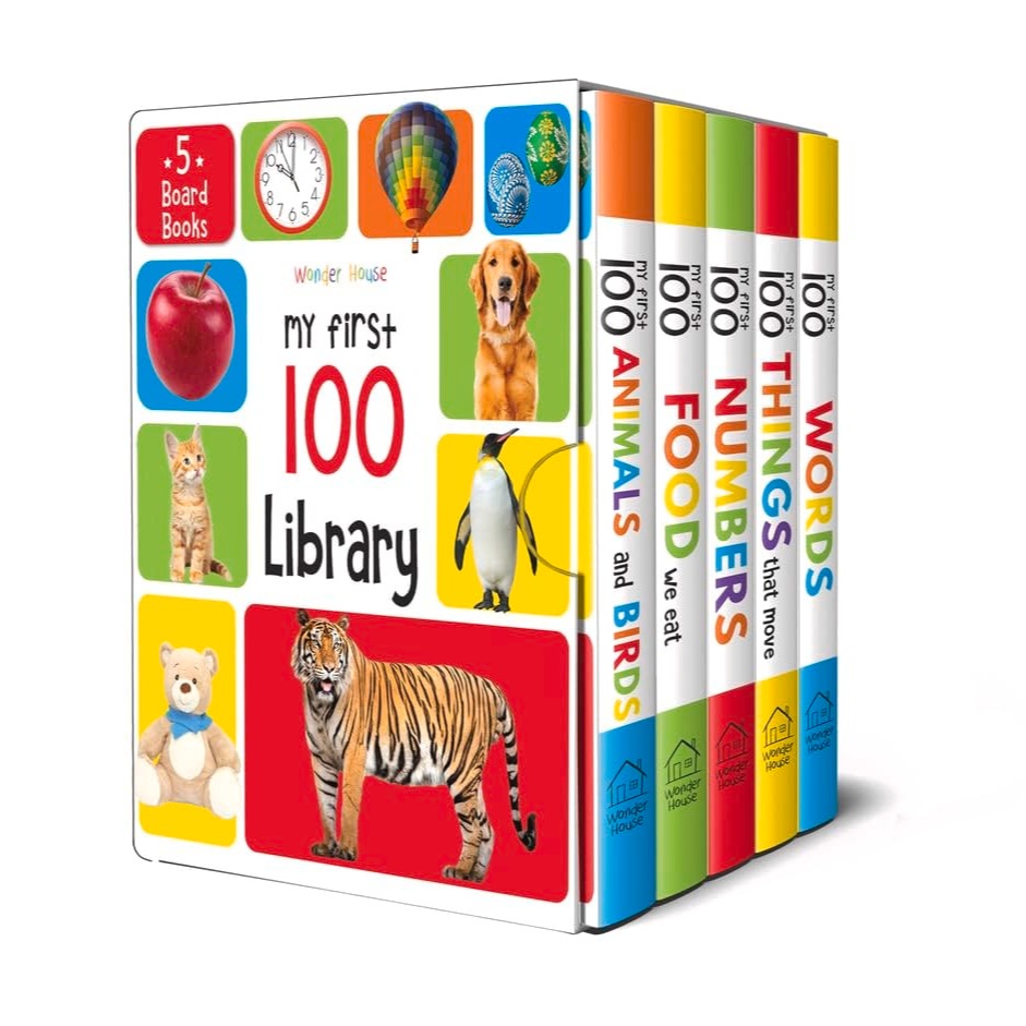 My First 100 Library: Boxset of 5 Early Learning Board Books thumbnail