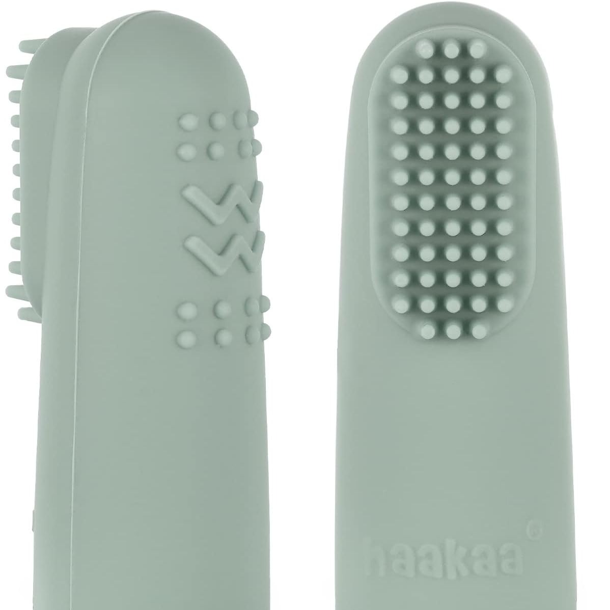 Silicone Baby Finger Toothbrush, Oral Care for Infants&Babies&Toddlers&Kids thumbnail