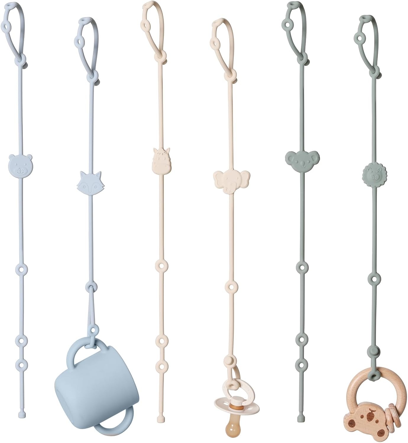 Toy Straps for Baby 6pcs 🍽️ thumbnail