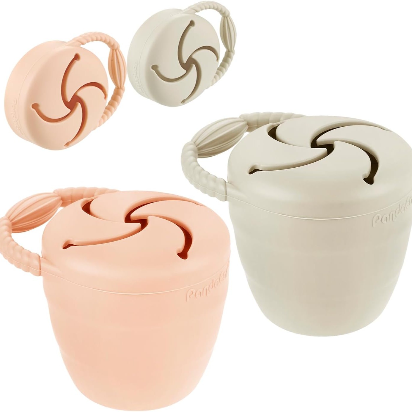 2 Pack Collapsible Snack Cups Toddler 🍽️ thumbnail