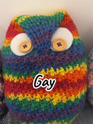 The gang’s all here! #crochetersoftiktok #crochettok #crochet #amigurumi #owltok #lgbt🌈 