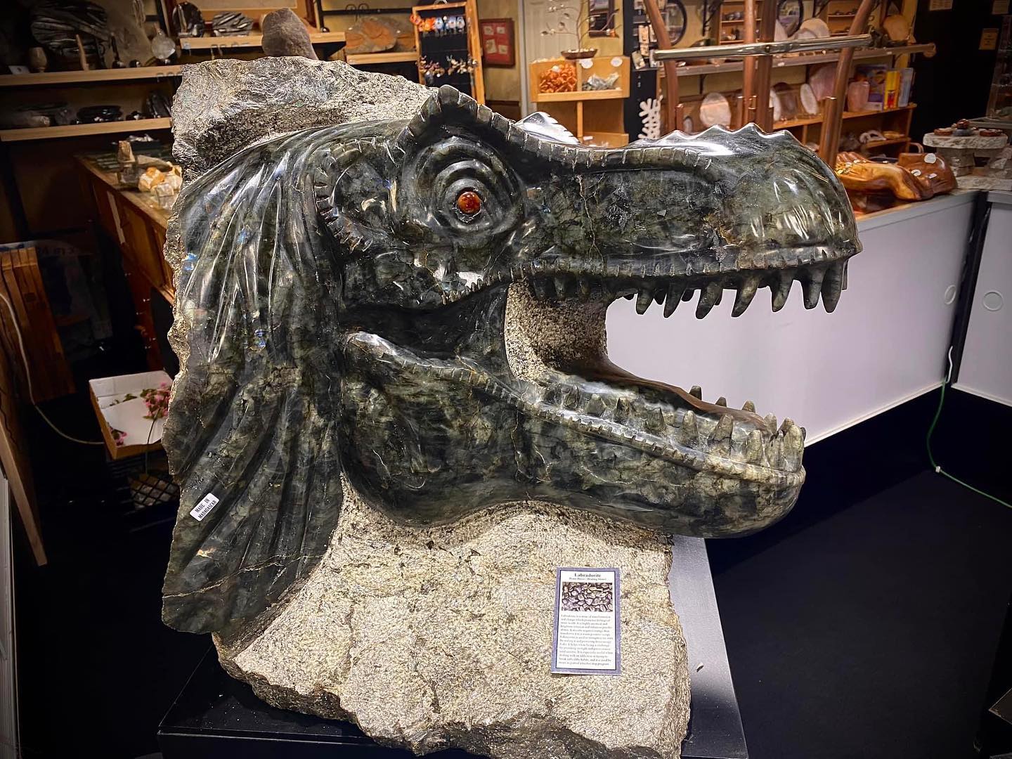 Check out this major new addition to our collection! 🐉 labradorite dragon here’s the thing about labradorite, Its origin