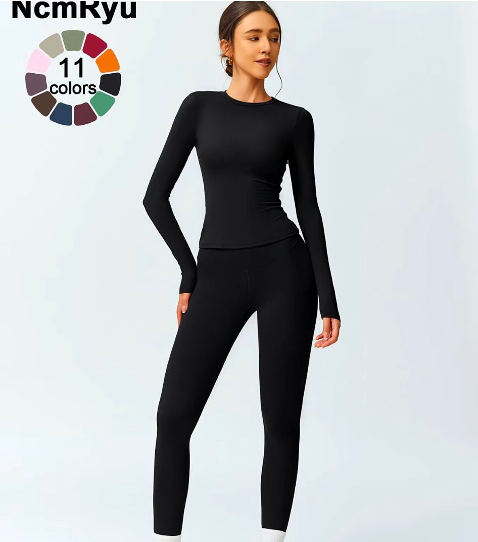 Black long sleeve set  thumbnail
