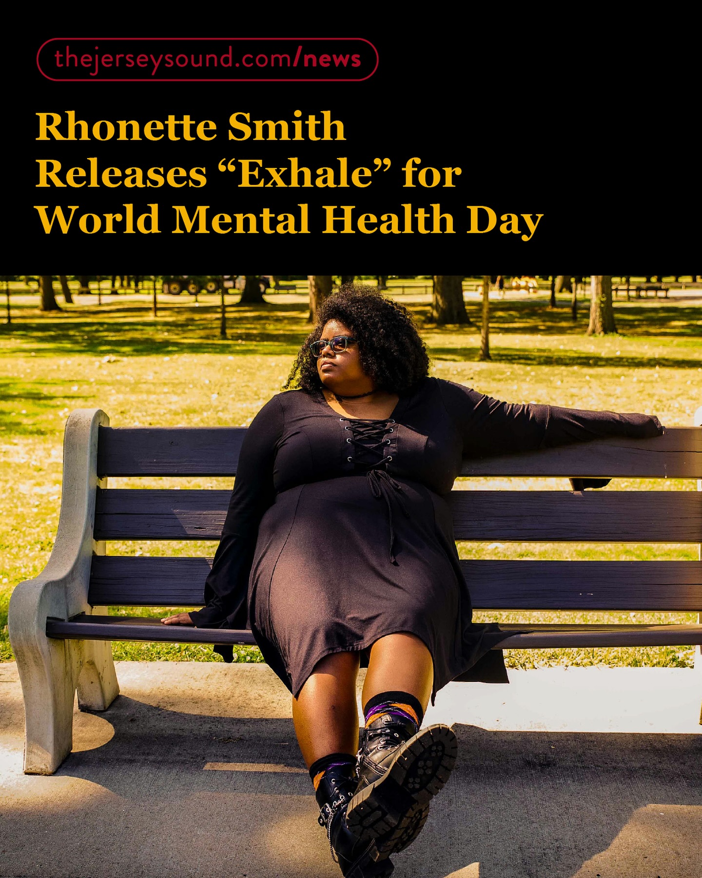 Sayreville songstress @RhonetteSmith is releasing her first single in five years today—“Exhale”—in honor of World Mental