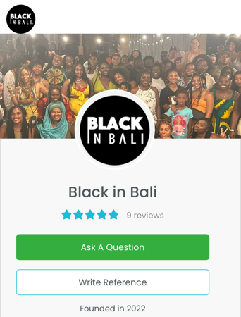 Black in Bali Juneteenth Trip/Events Bookings thumbnail