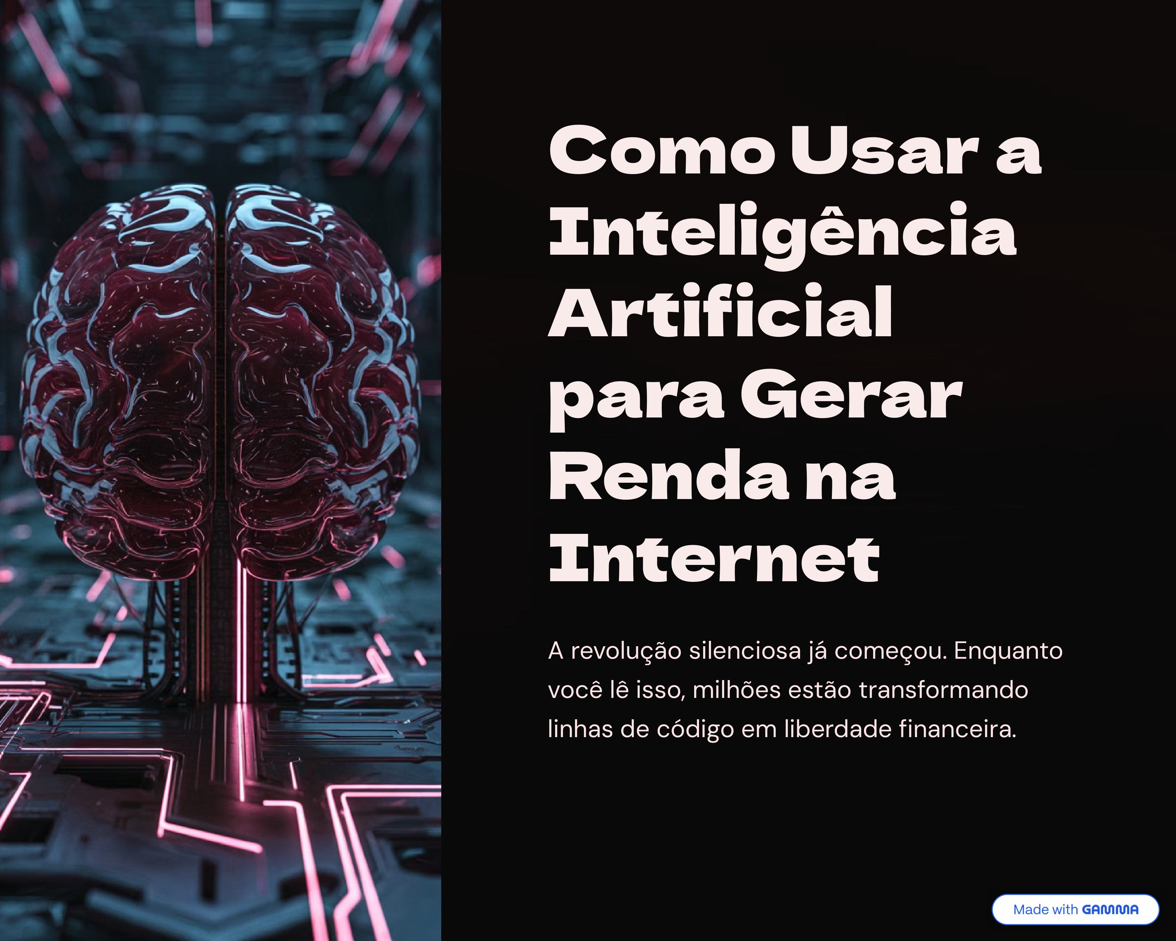 💸Renda na Internet através das IA's.  São 10 páginas de puro conteúdo para você pelo menos iniciar no ramo. thumbnail