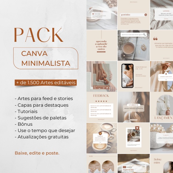 Pack Canva MINIMALISTA thumbnail