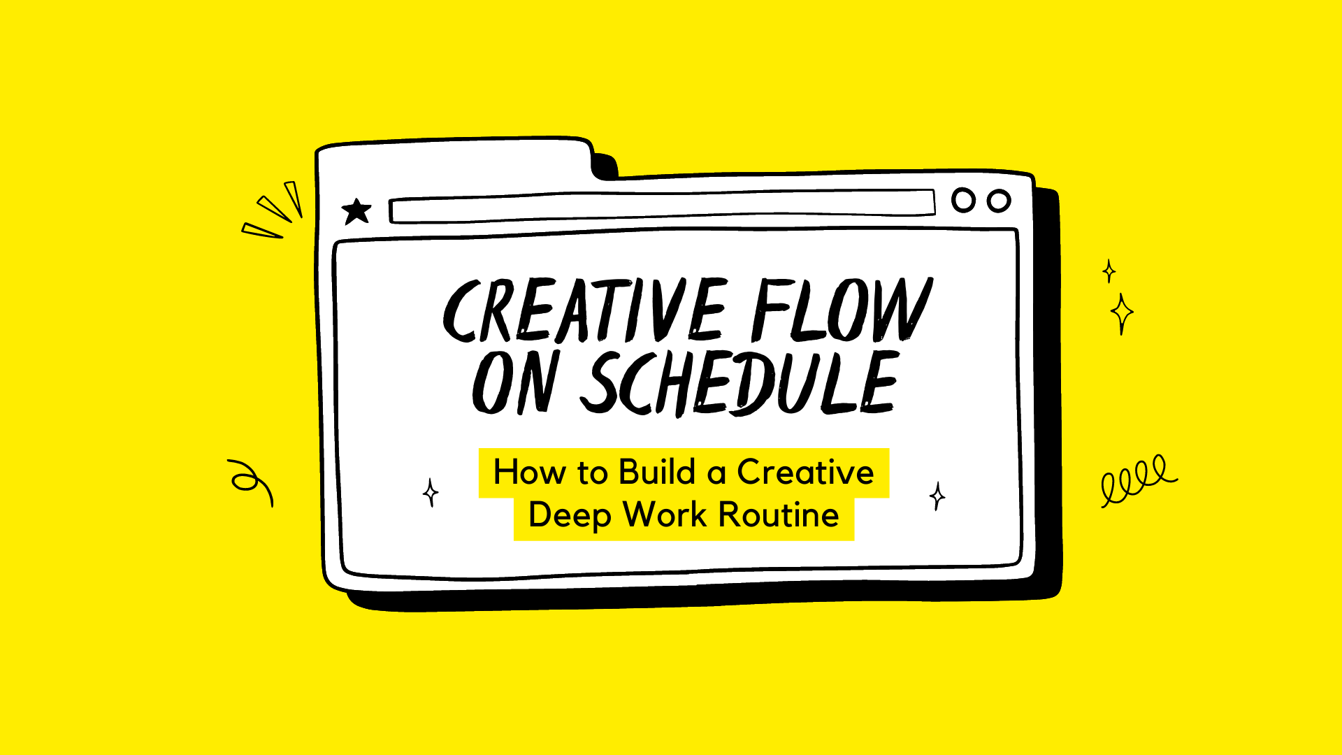 Skillshare Course: How to Build a Creative Deep Work Routine thumbnail