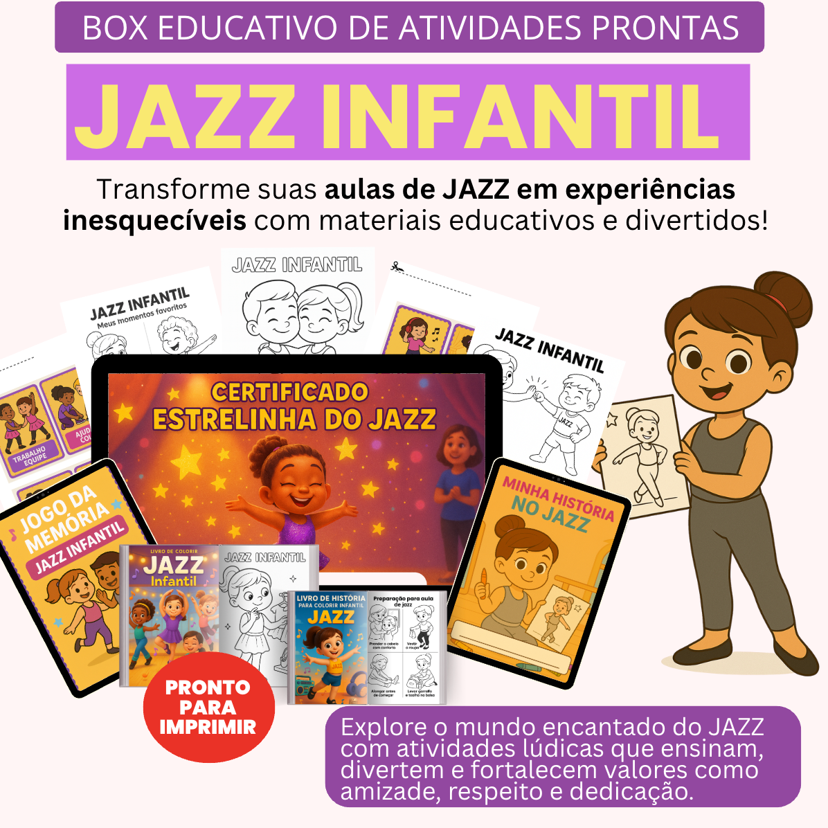 JAZZ INFANTIL atividades prontas  thumbnail