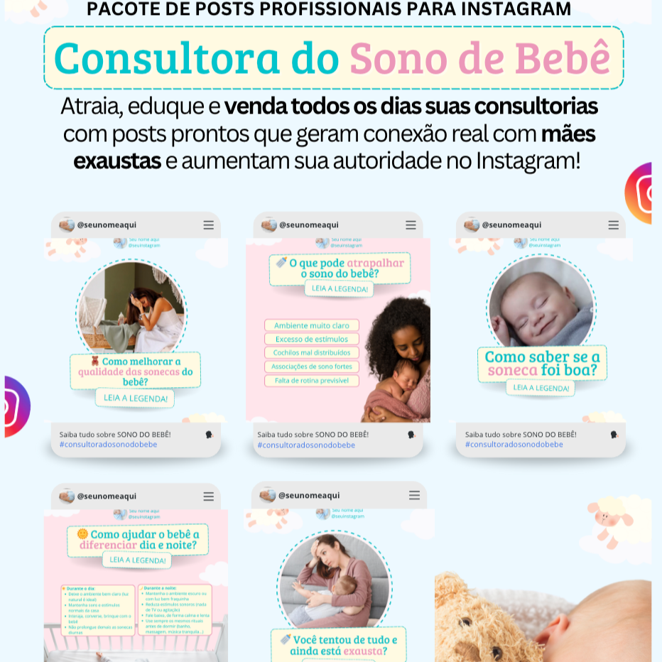  Sono do bebê: POSTS PRONTOS thumbnail